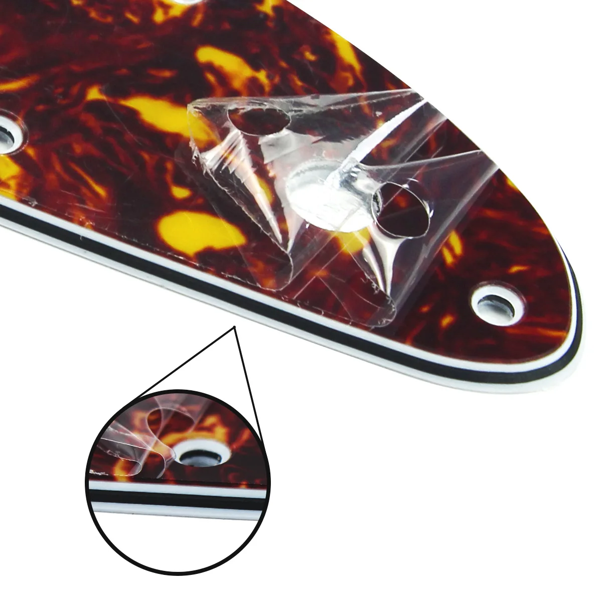 Новая 4-слойная Накладка для электрогитары защиты от царапин красная черепаха с