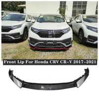 new high quality abs black bumper front lip diffuser spoiler protector cover for honda crv cr v 2017 2018 2019 2020 2021