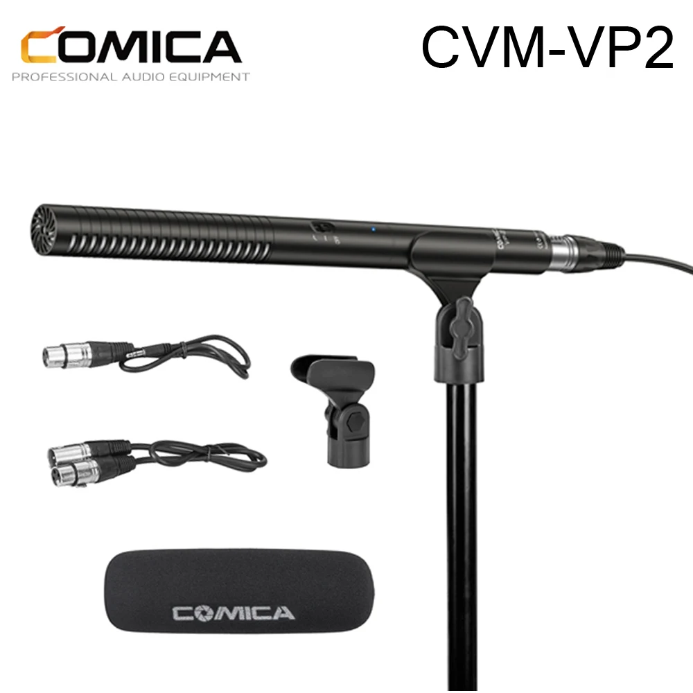 COMICA CVM VP2 пушка беспроводной микрофон суперкардиоидный конденсаторный для