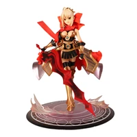 24cm fate stay night red armor dress warrior red dress model anime figure fategrand order 17 scale pvc figure collectible toy