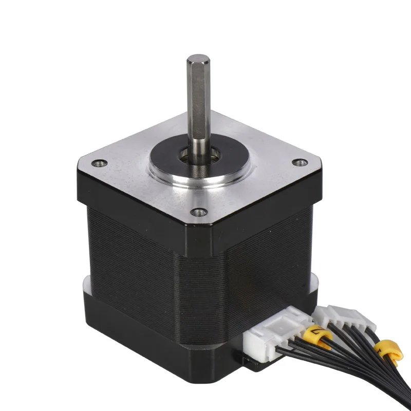 Шаговый двигатель MEGA 42 ток 1 5 А высота 40 мм черные детали для 3D-принтера Kingroon