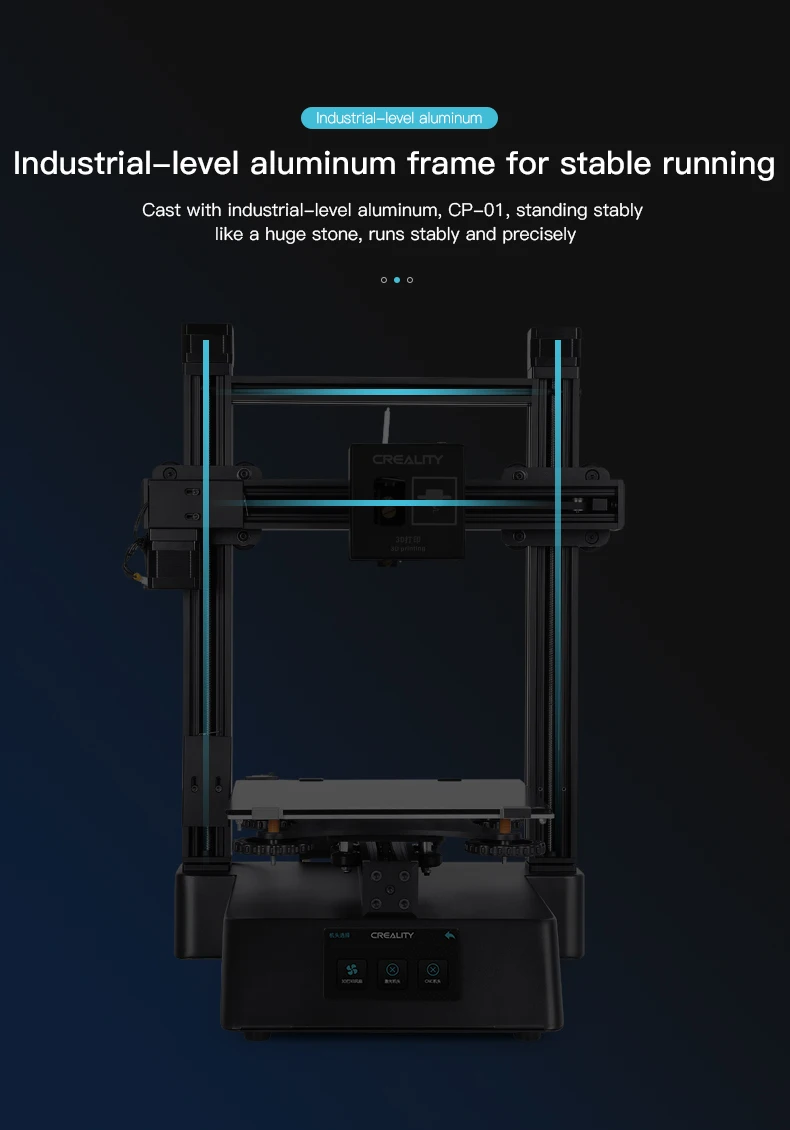 CREALITY 3d принтер CP-01 практическая три в одном Модульная Машина, 3D печать лазерная гравировка и ЧПУ функция резки