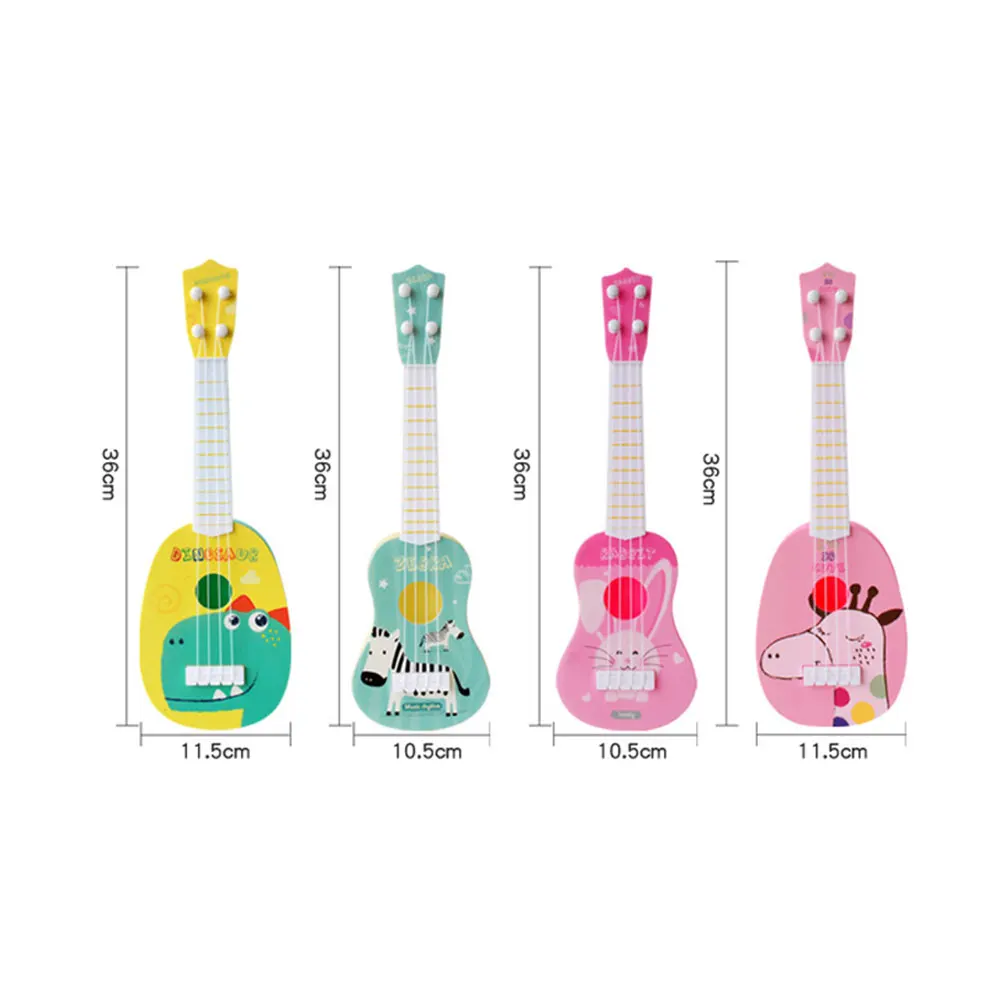 

Ukulele 4 Strings Educational Mini Mini Ukulele Hawaiian Guitar Toy Play Plastic Instrument Toy