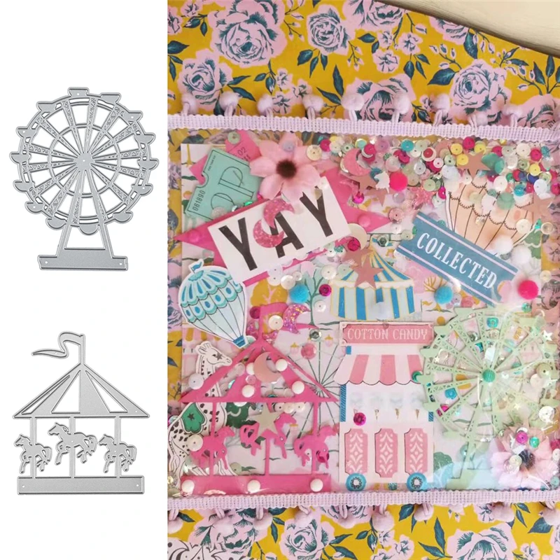 Металлические штампы YaMinSanNiO цирковые скрапбукинг альбом создание открыток