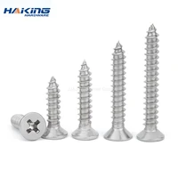 stainless steel countersunk flat head phillips screws m1 4 m1 7 m2 m2 6 m3 m3 5 m4 m5 m6 cross self tapping screw for wood wall