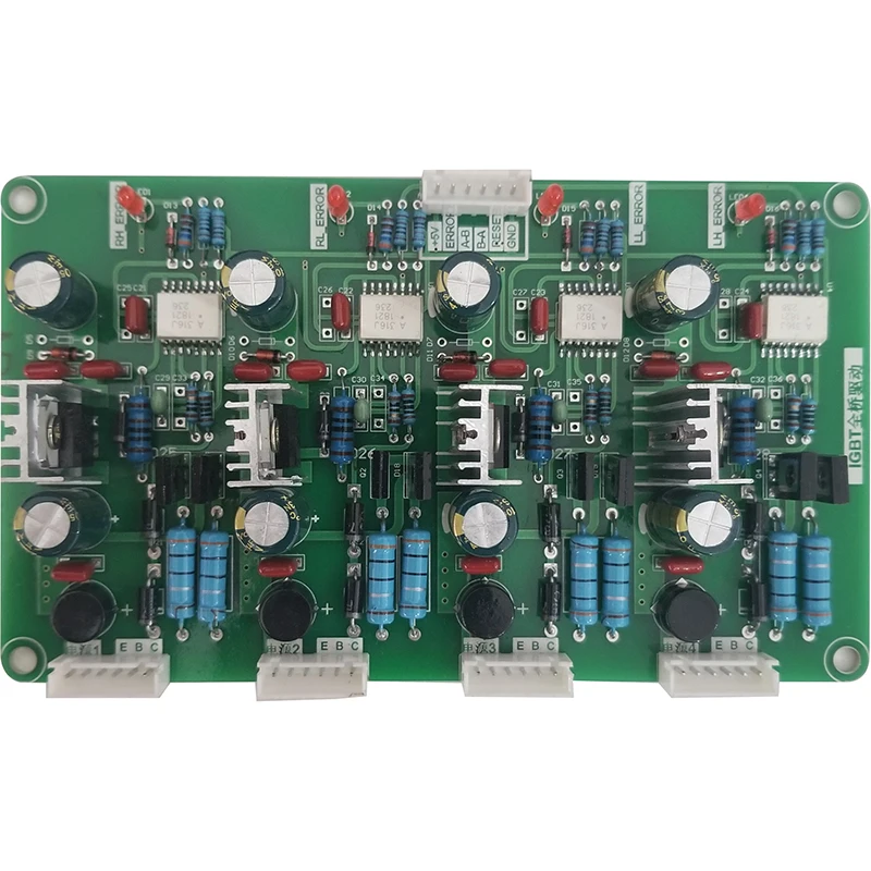 General IGBT full H bridge 4 channel positive pressure drive module control negative pressure off circuit board OCP Test
