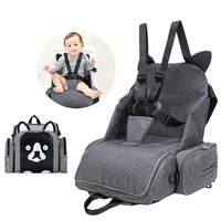 toddler dining travel booster seats child car safety seats multi function diaper backpack shoulder maternity dining chair bag