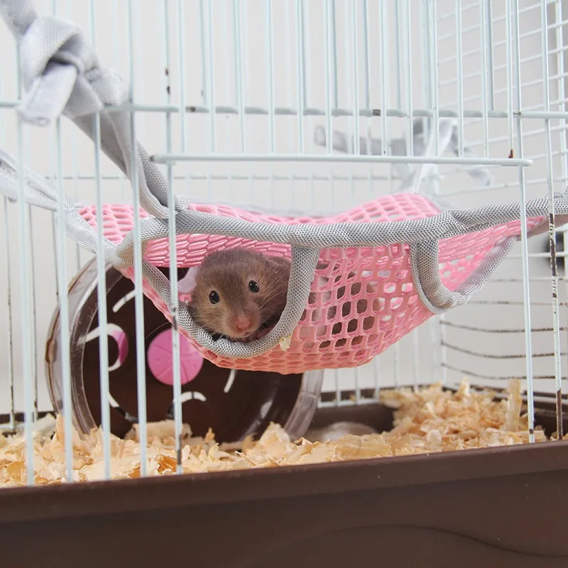 3 цвета клетки Подвеска для хомяка домик сетка гамак спальное гнездо кровать