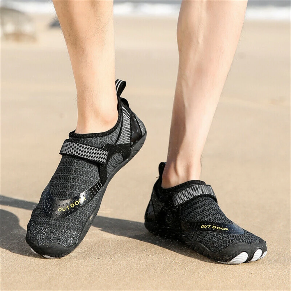 

1Pair Outdoor Unisex Beach Water Shoes Mens Womens Breathable Quick-Drying Aqua Shoes for Swimming Surfing Seaside Sneakers