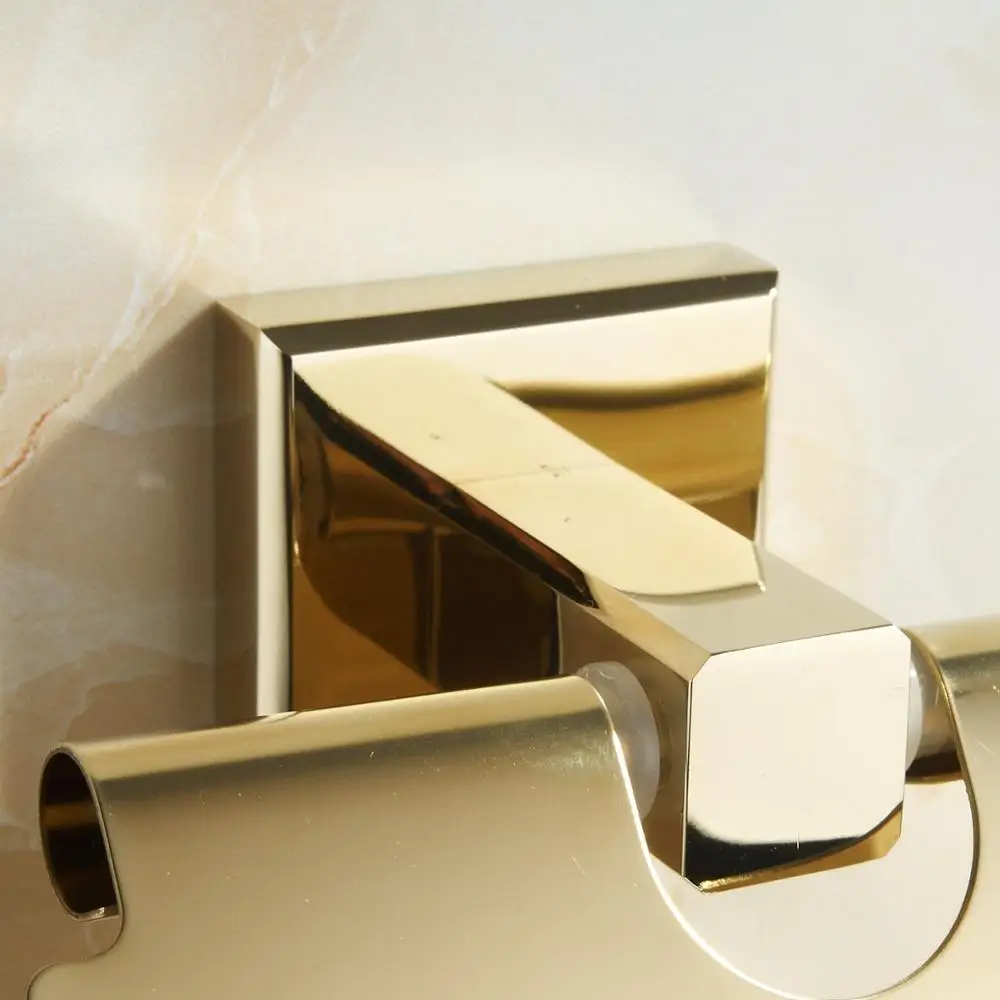 Золотой бумажный держатель латунный рулонный для салфеток с крышкой аксессуары