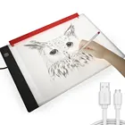 A3 A4 A5 планшеты для рисования светодиодный светильник Pad для художников анимация графика для рисования планшет отслеживание копия доска цифровые планшеты с регулируемой яркостью