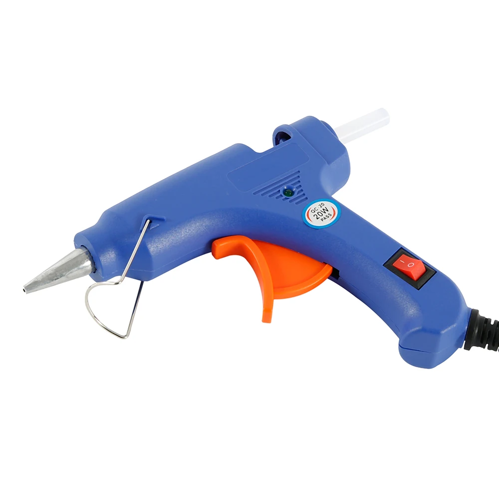 

20W Hot Melt Glue Gun with 7mm Glue Sticks Industrial Mini Guns Thermo Electric Heat Temperature Repair Tool DIY Dropshipping