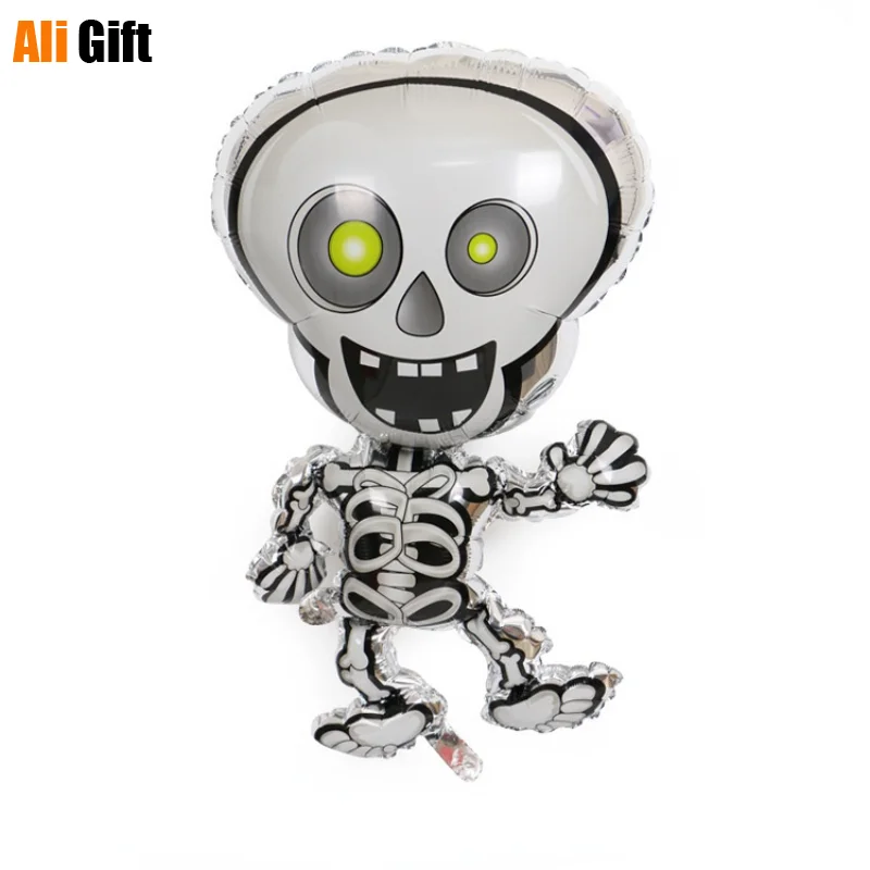 

Bulk Deals & Fast Delivery Halloween Decoration Balloon Ghost Festival Atmosphere Arrangement Dance Skeleton AluminumFilmBalloon