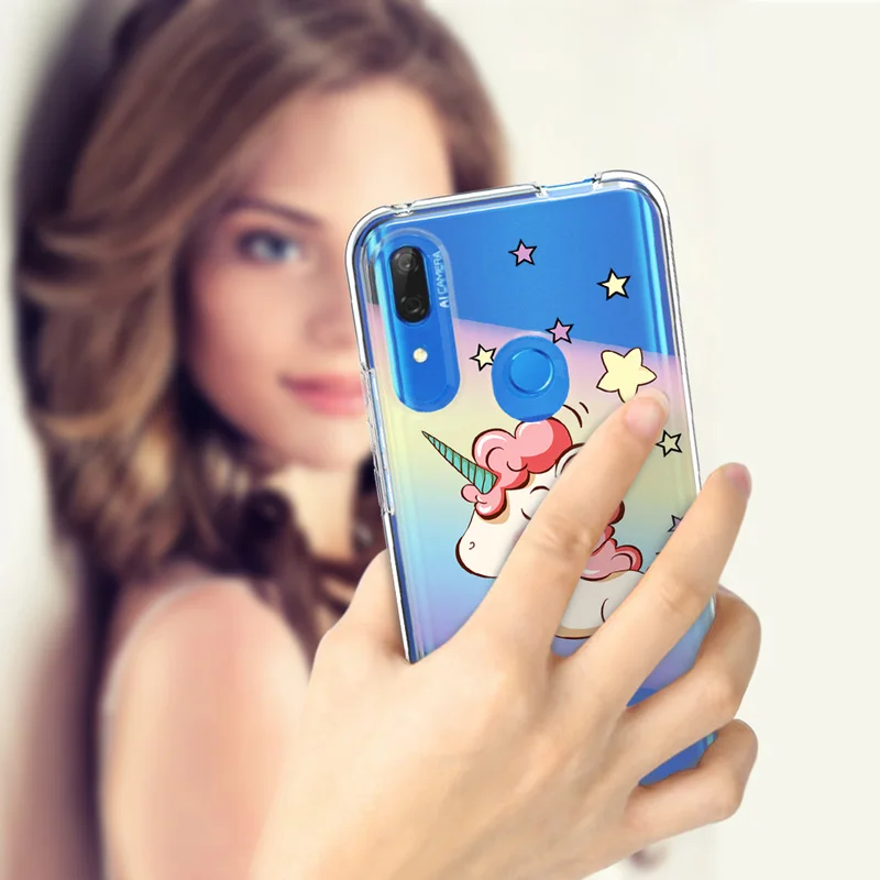 Unicorn Armor Case For Huawei P Smart Plus 2019 Z Pro Clear TPU Bumper Cover P20 lite Shockproof | Мобильные телефоны и