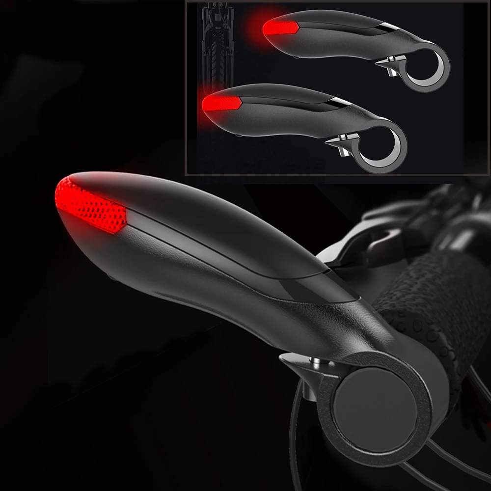 Велосипедные ручки с поворотом предупреждающий светильник MTB дорожный велосипед