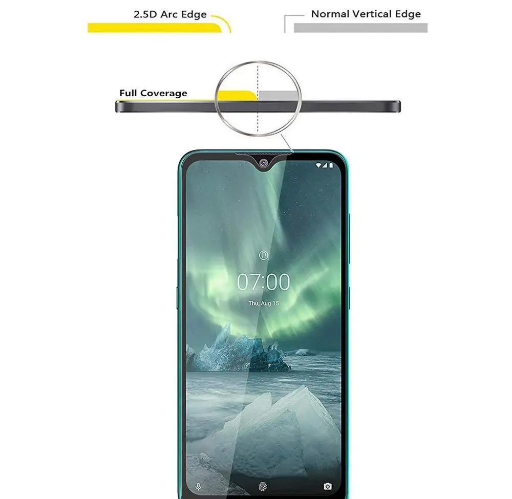 Для Nokia 7,2 6,2 закаленное Стекло для Nokia 7,2 2,2 4,2X71 3,2 8,1 3,1 7,1 плюс 9 7,1X7 защитная пленка Экран протектор Стекло