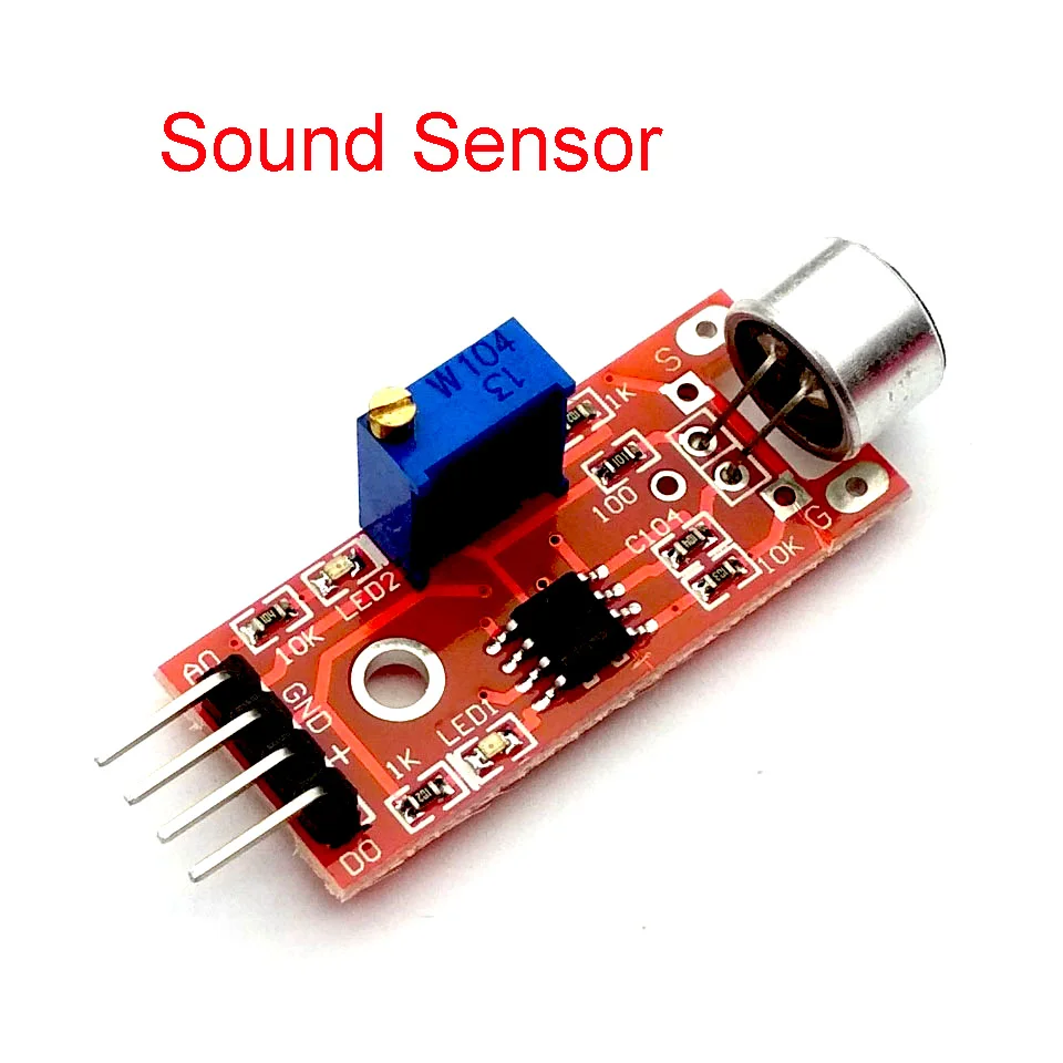 KY 037 новинка 4 контактный Модуль датчика распознавания голоса микрофон