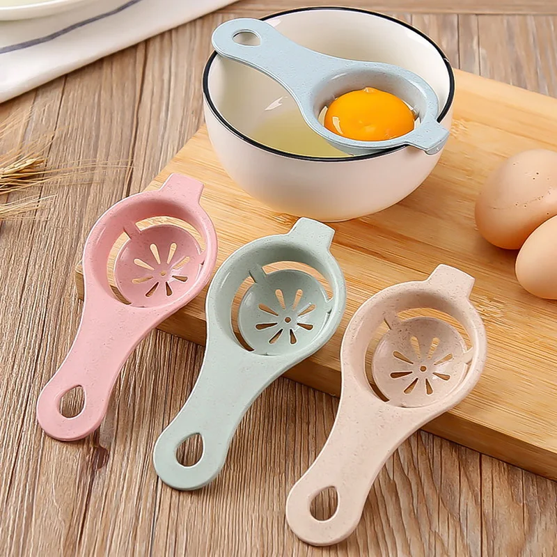 

DIY Egg Yolk White Separator Egg Divider Kitchen Cooking Eggs Tools Filter Egg Separator Gadgets Cooking Gadgets Stainless Steel