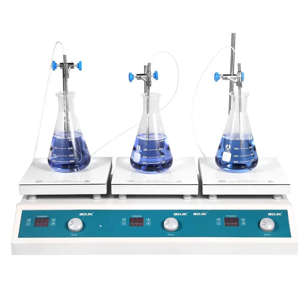 

BDJK laboratory equipment HMS-901D~3 magnetic stirrer with heating stir bar hot plate chemistry laboratory magnetic Mixer