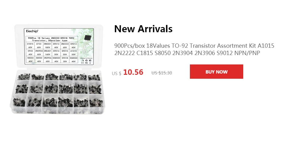 LM317T L7805 L7806 L7808 L7809 L7810 L7812 L7815 L7818 L7824 транзисторный набор 10value* 5 шт, 50 шт в наборе, Напряжение регулятор коробка