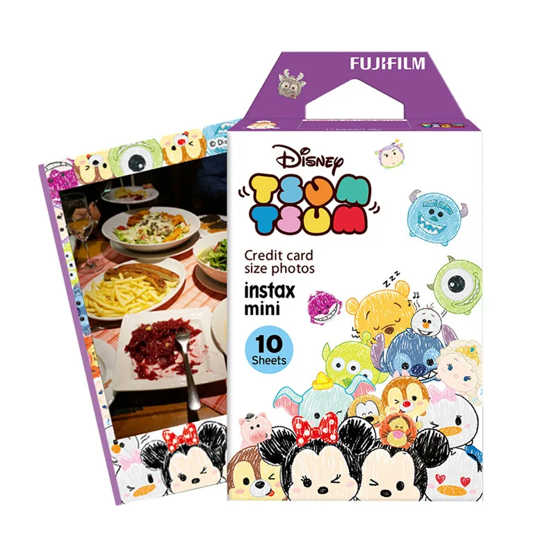 10 листов fuji fujifilm instax mini Color edge fims для instant camera mini 7s 25 50s 8 90 фотобумага - Цвет: TISUM