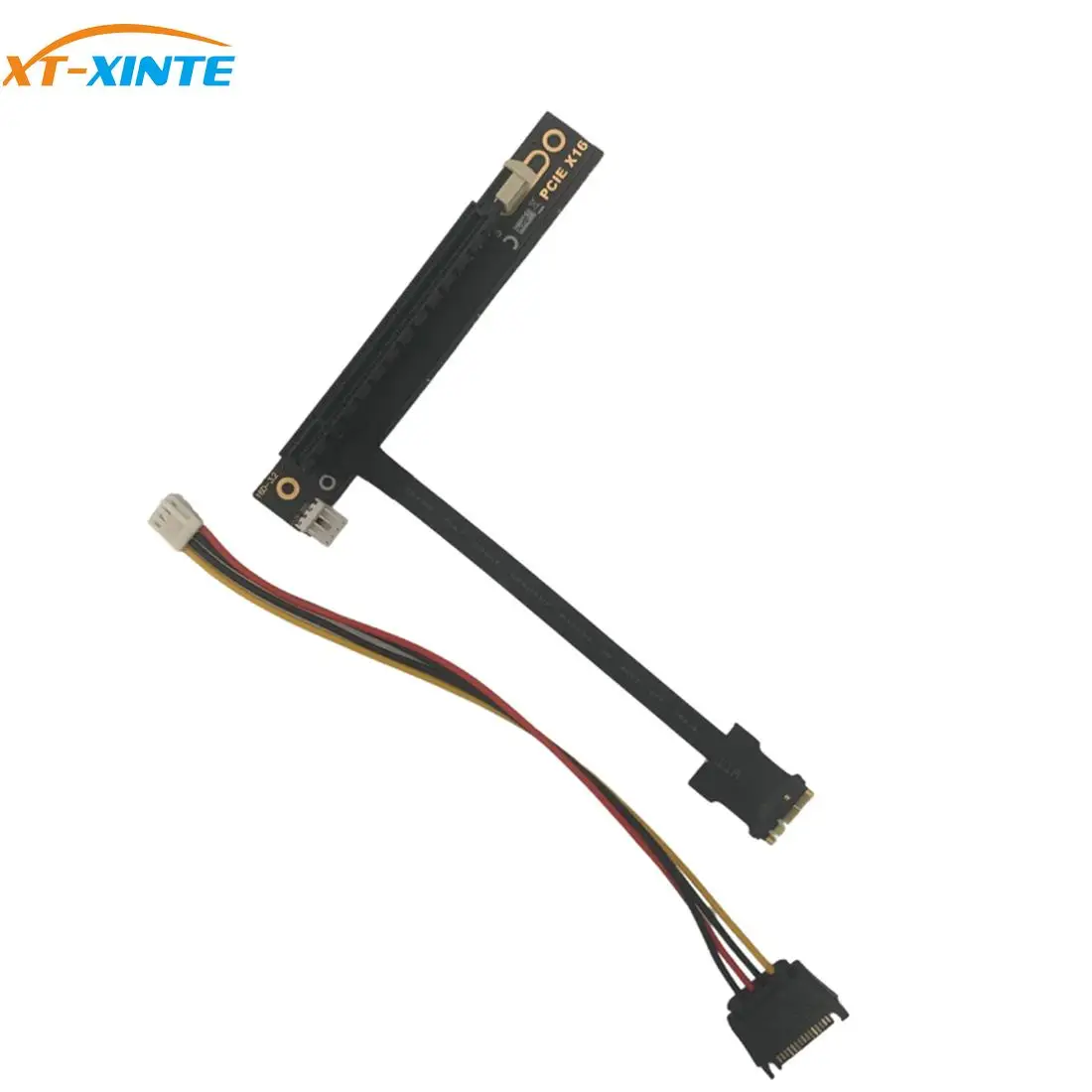 

M.2 WiFi A/E ключ к PCI-E 1X к 16X Удлинительный кабель PCI Express PCIe 3,0 Riser Card 8G для видеокарты кабель-адаптер