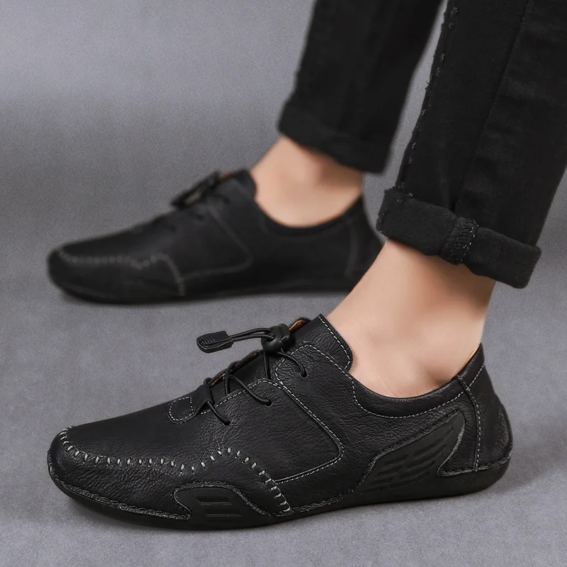 

2020 Men Sneakers Suede Leather Shoes Fashion Breathable Casual Shoes Men Flat Leisure Brand Shoes Men Chaussures Homme