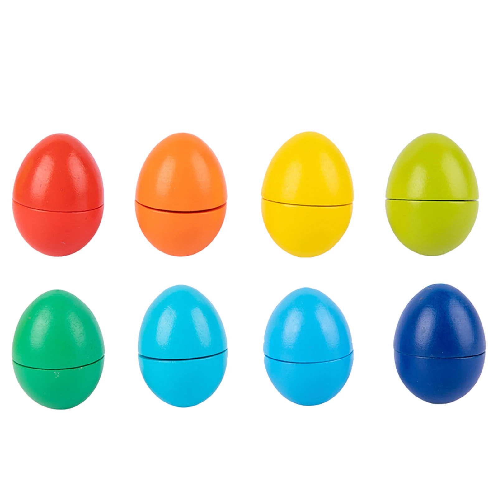 

8PCS Kids Toddler Montessori Shape and Color Fun Matching Egg Educational Toys Fine Skills Hands-on Development Toy