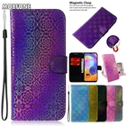 Градиентный цветной кожаный чехол для Samsung Galaxy Note20 ультра Примечание 10 Plus Чехол-книжка с бумажником в мягкой обложке для Note10 Pro Чехол для телефона