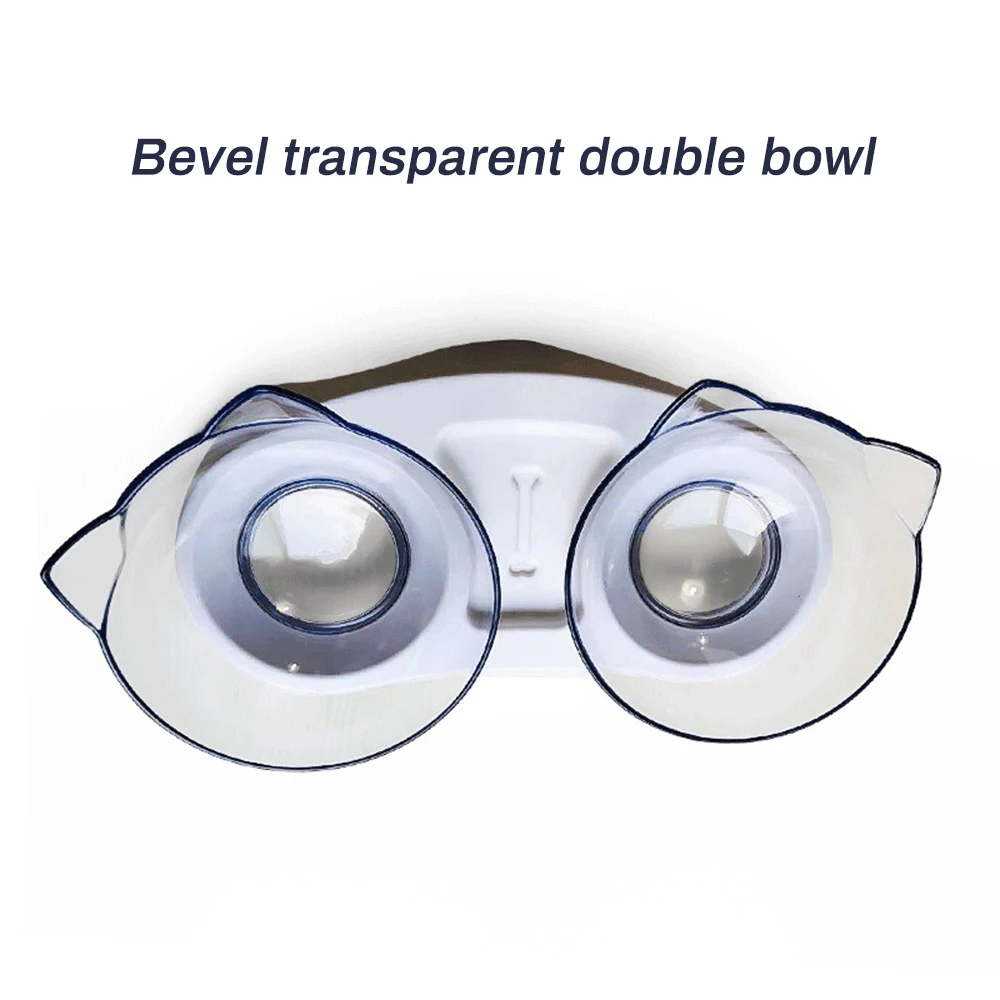 Поднятые миски для домашних животных кошек прочные двойные поднятая подставка