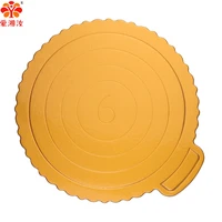 cake board roundsquare gold cake stands 468 inches golden bottom non stick hard lace paper pad disposable birthday party