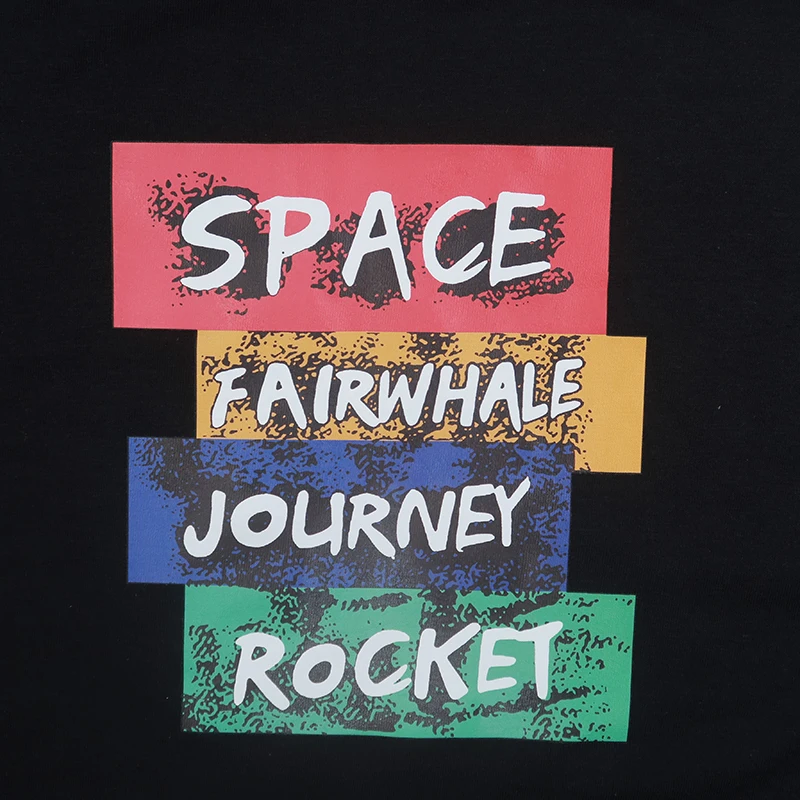 

Men T Shirt Cartoon Pattern Round Neck Short Sleeve Fashion Personlity Letter Comfortable Black Short Sleeve
