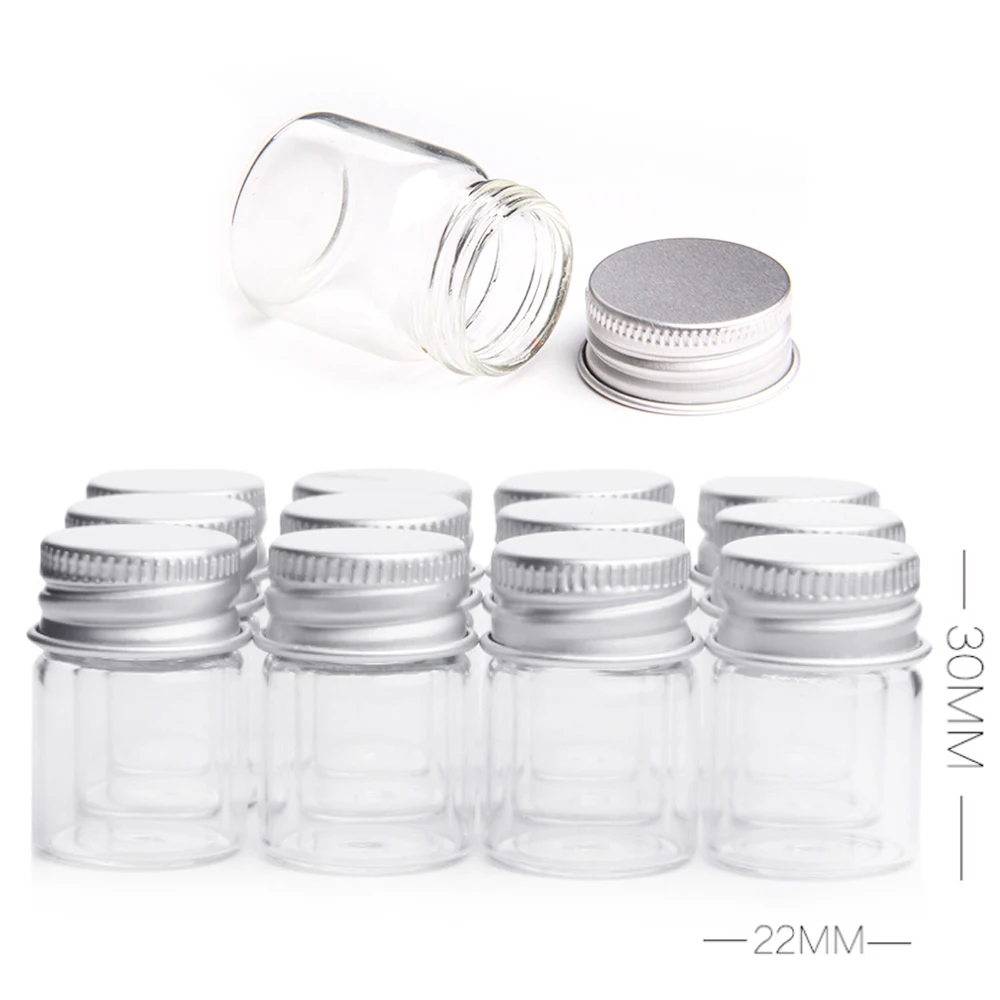 5 шт. Стекло банка мл бутылки с Алюминий крышка табак для кальяна травы ящик