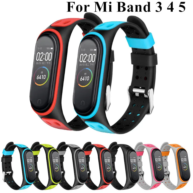 

Breathable Strap For Xiaomi Mi Band 3 4 5 Smart Watch Wrist M3 M4 Plus Bracelet For Xiaomi MiBand 3 4 5 Miband Strap Replacement