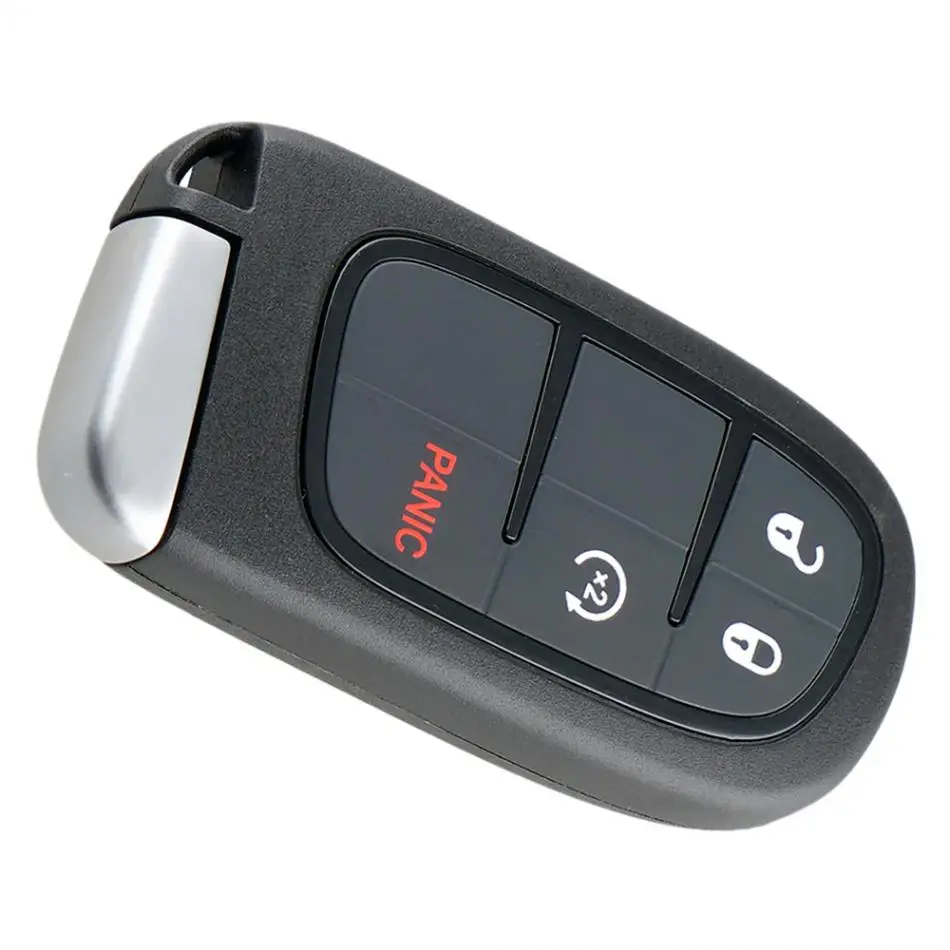 Замена автомобильного ключа 433 МГц 4 кнопки дистанционного смарт-брелок с чипом