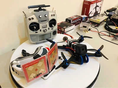 Оригинальная жирная Акула ImmersionRC 5,8 ГГц 13dBi патч LZR на большие расстояния 5,8 г приемник антенна для жирная Акула очки FPV гоночный Дрон
