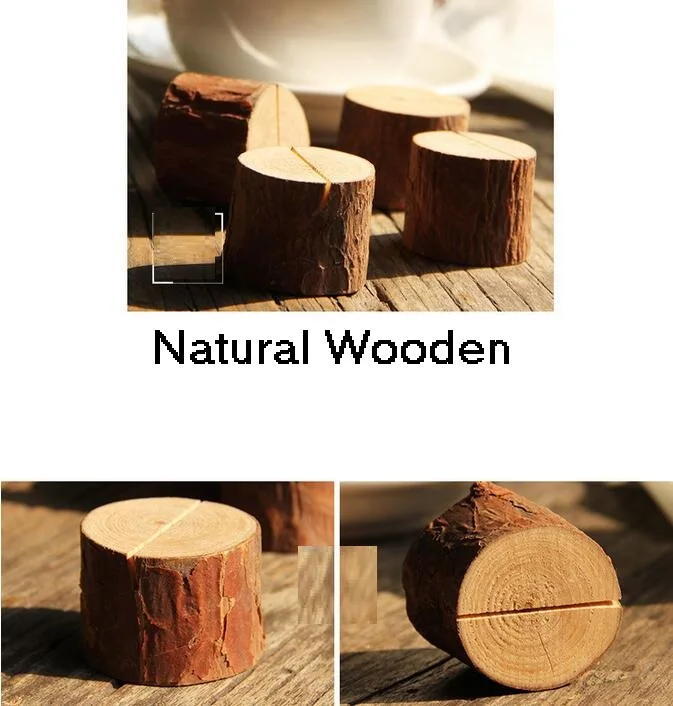 5 шт./лот винтажная простая натуральная деревянная ручная работа зажим для