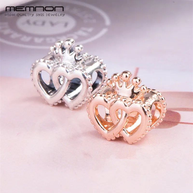 Женское колье из серебра 2018 пробы с подвеской в виде короны|Ювелирные шармы| |