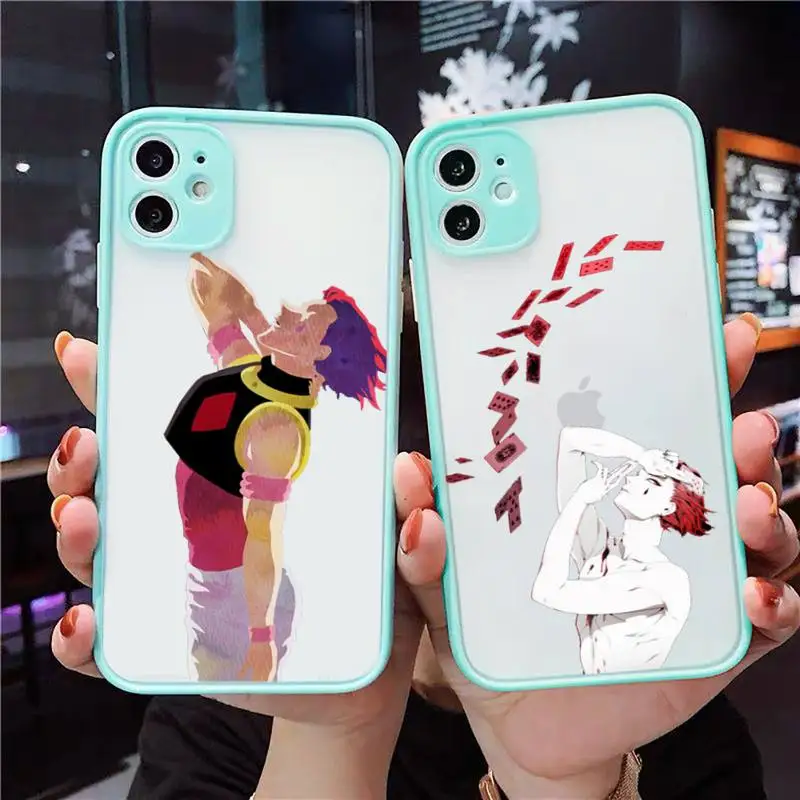 

Hisoka Anime Hunter X hunter Phone Case Matte Transparent For iPhone 12 Mini 11 Pro XR XS Max 7 8 Plus
