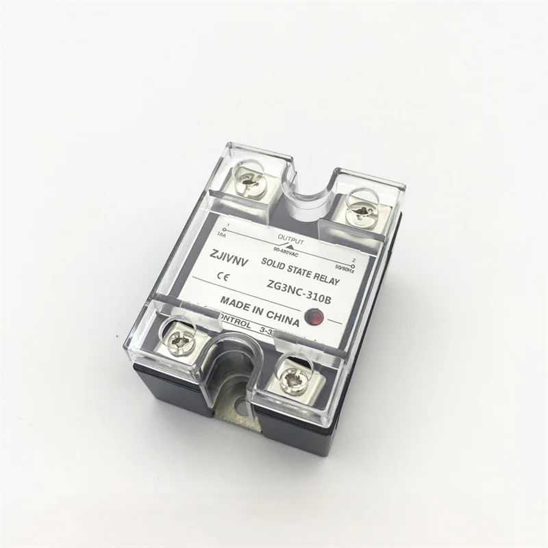 

Single Phase DC-AC Solid State Relay DC Control AC Load Current 10A ssr 10a Basic Type Voltage Control Relays ZG3NC-310B