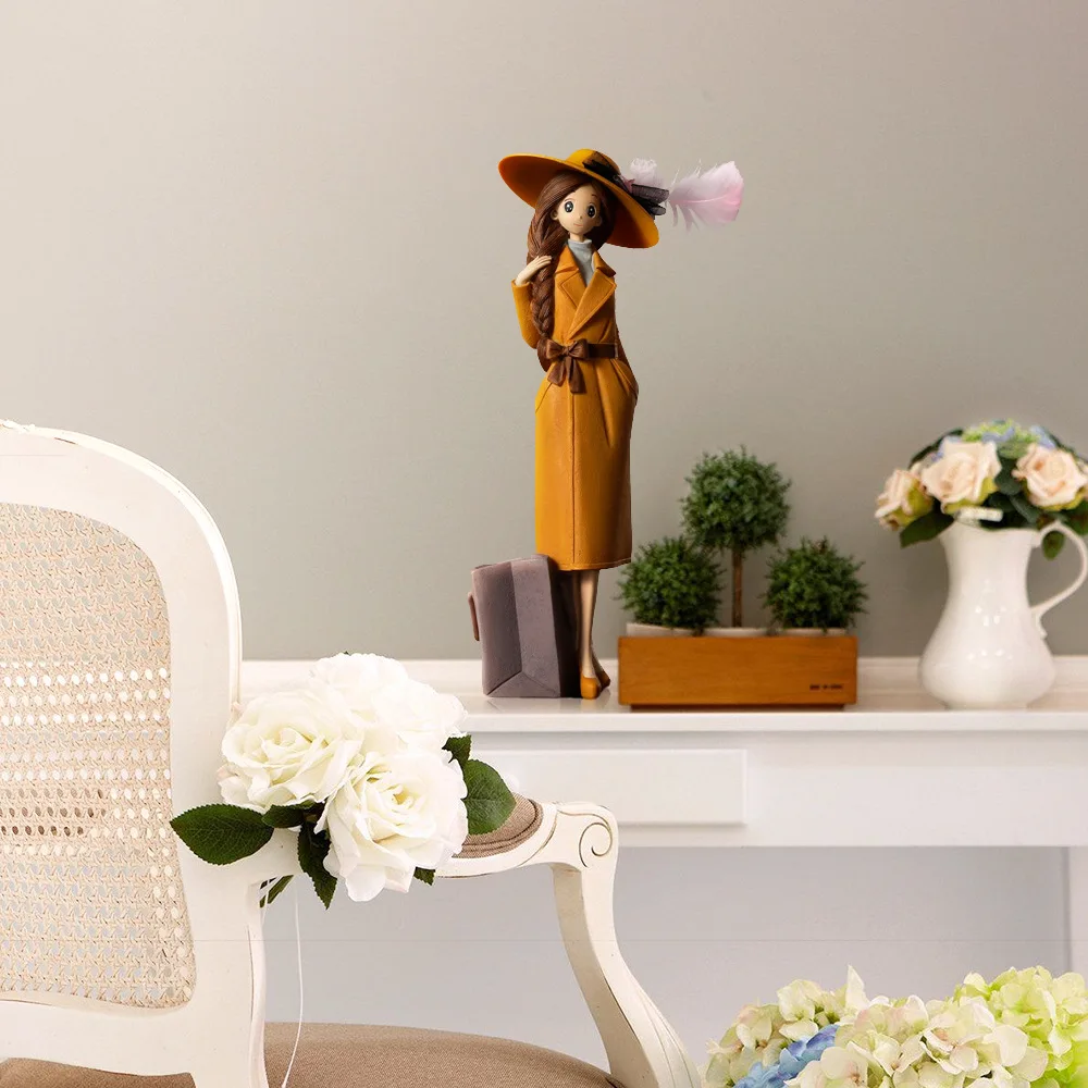 Простая Современная Гостиная Кабинет стол крыльцо набор красивая девушка Смола