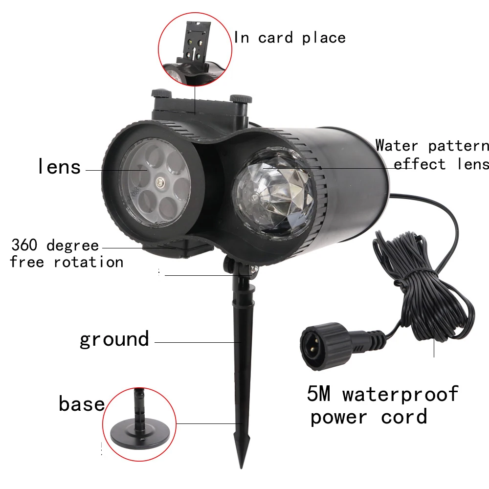 Лазерный Хэллоуин проектор рождественские украшения для дома DJ светильник