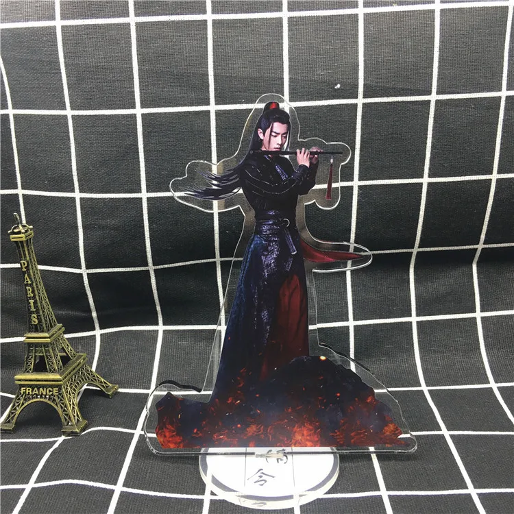 1-11 Grandmaster of Demonic Cultivation брелок Lan Wangji Wu Wuxian модная новинка Персонализированная акриловая цепочка для ключей ювелирные изделия - Цвет: 1-11