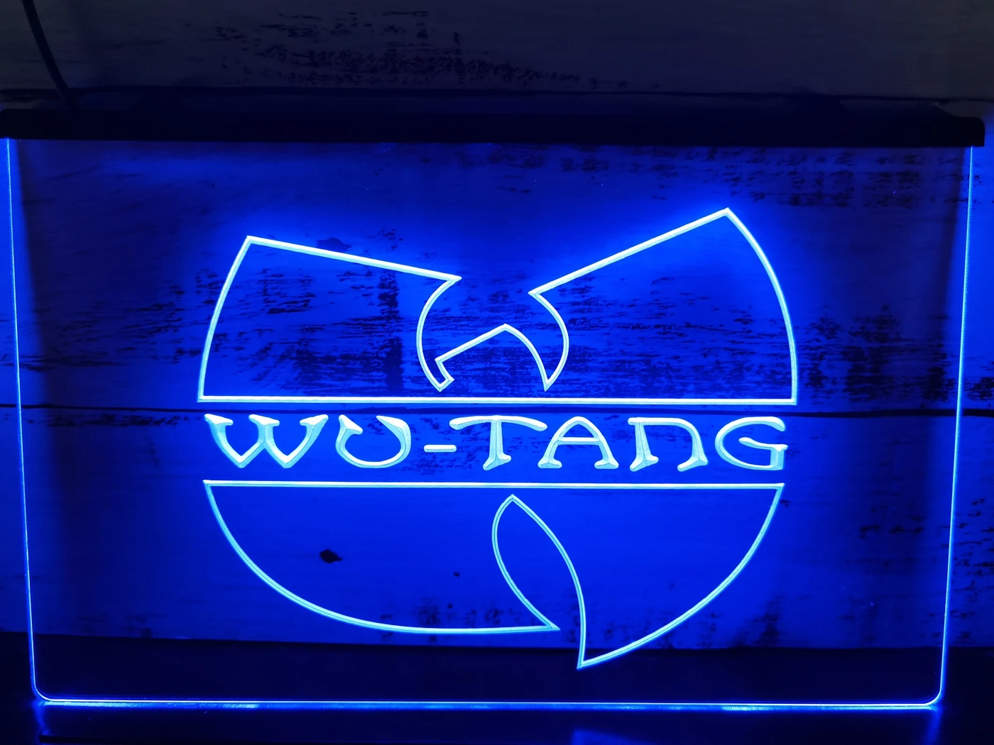 C110 Wu Tang Группа Логотип Пивной бар светодиодная неоновая световая вывеска | Дом и