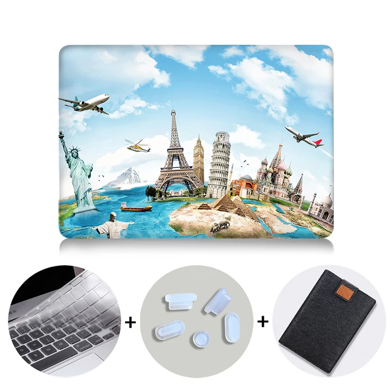 MB07 MTT чехол для Macbook Air 11 13 Pro 13 15 retina Funda Жесткий Чехол для mac book 13,3 15,4 12 дюймов с сенсорной панелью сумка для ноутбука - Цвет: MB07