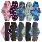 Женские многоразовые гигиенические прокладки, тканевые менструальные прокладки, 5 шт.