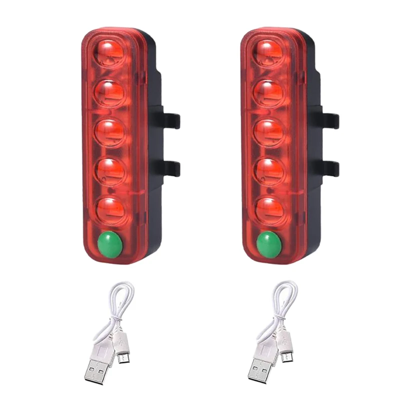 

Велосипедный задний фонарь, зарядка через USB, водонепроницаемый, 4 светильник мА