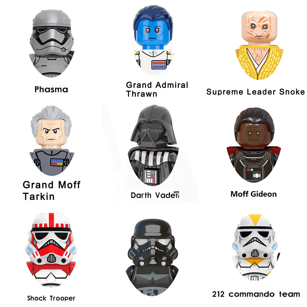 Конструктор штурмоперы первый заказ строительные блоки Sith Jet Trooper Snowtroopers Thrawn Moff
