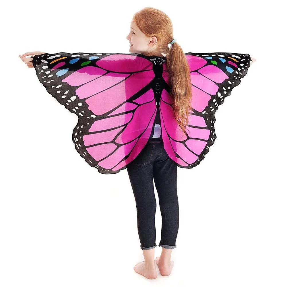 Детская шаль из пашмины с принтом бабочки в богемном стиле для мальчиков и