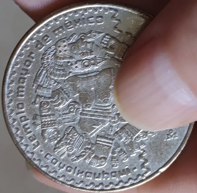 35 мм Мексика 100% настоящая монета оригинальная коллекция | Дом и сад